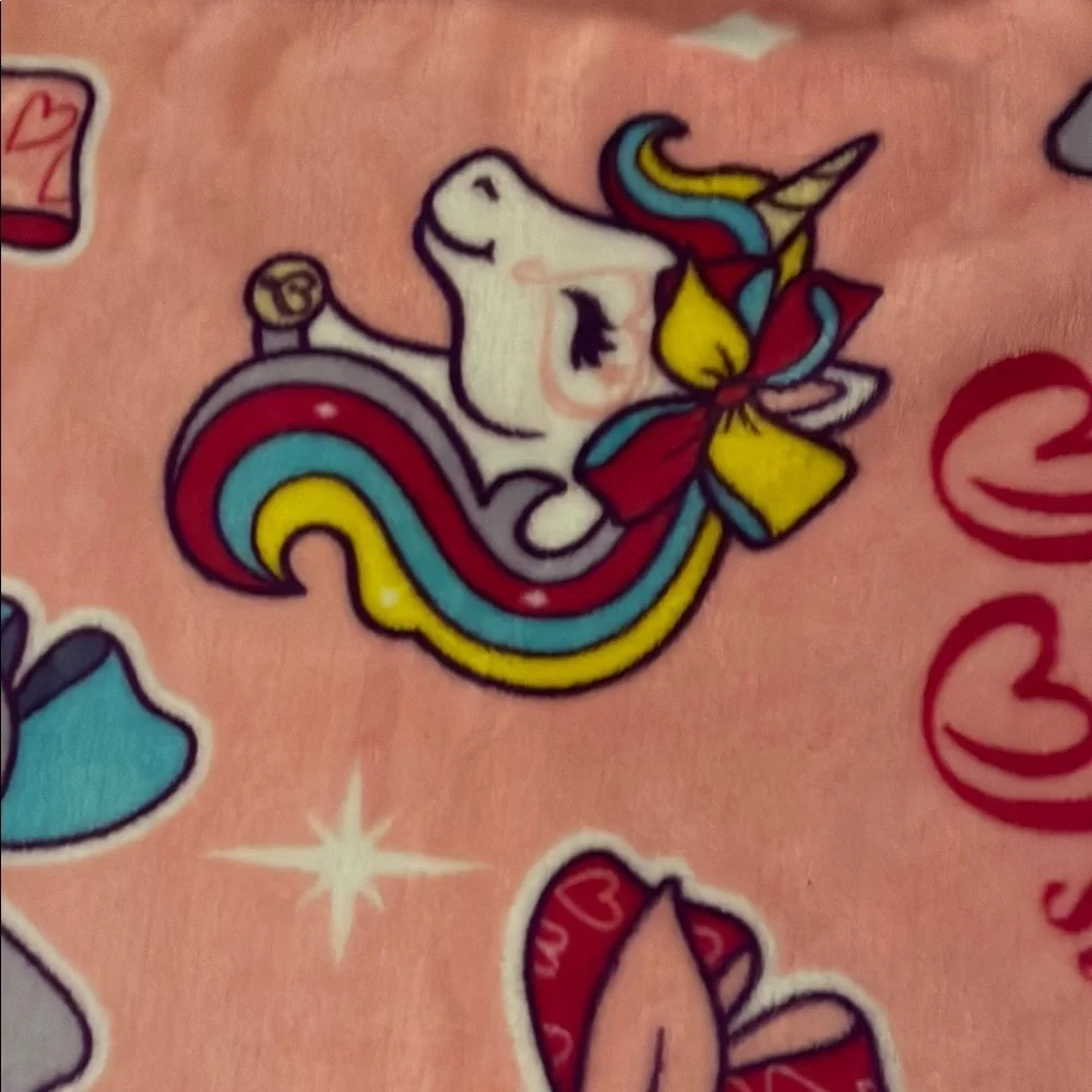 JoJo Siwa Pink Unicorn Blanket
